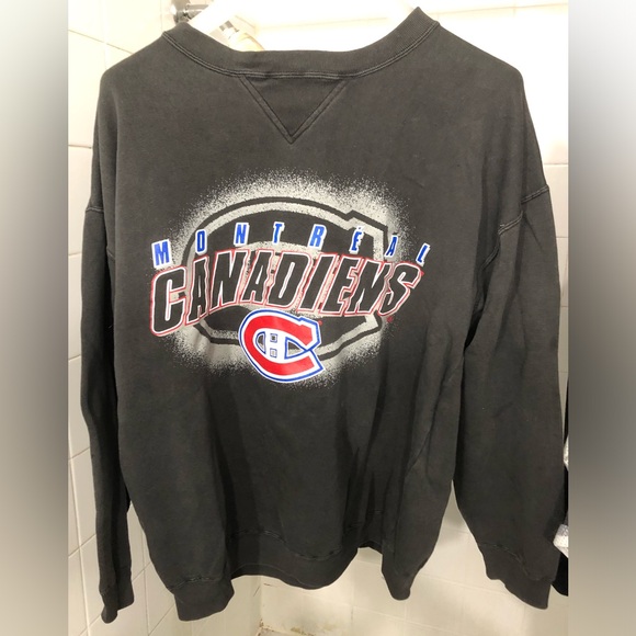 Vintage NHL Montreal Canadians sweatshirt size large - Picture 1 of 5